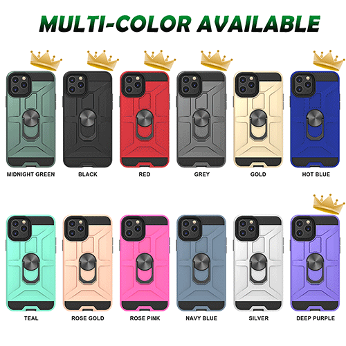 Sarung Telefon Pelindung Gred Tentera Dengan Kickstand Magnetik