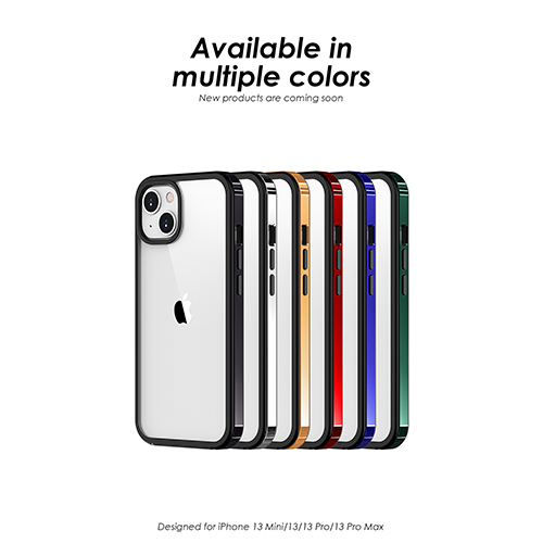 Sempadan Logam Bersinar Dengan Telefon TPU